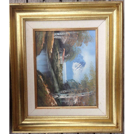 Peinture sur toile Paysage de montagne