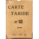 Carte taride N°12: carte routière pour automobilistes et cyclistes...
