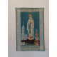 Image pieuse en broderie : Notre Dame de Lourdes