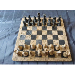Jeu d'échec en marbre