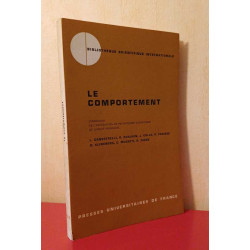Le Comportement - Symposium De l'Association De Psychologie...