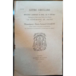 Lettre circulaire de Monseigneur l'Archevêque de Rennes Dol et...