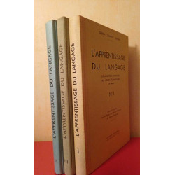 L'apprentissage du langage de la section enfantine Tomes 1 à 3