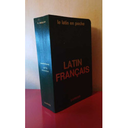 Le latin en poche / dictionnaire latin -français