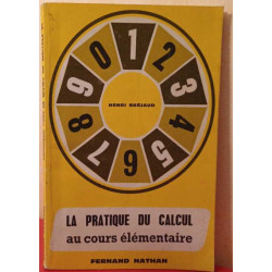La pratique du calcul au cours élémentaire