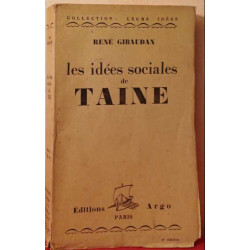 Les idées sociales de Taine