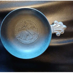 Ancien tastevin publicitaire marque Libéron en étain