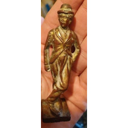 Sculpture bronze Charlie Chaplin 10 cm