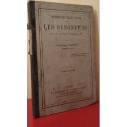 Les synonymes de la langue française- Livre du Maitre
