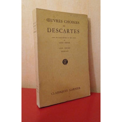 Oeuvres choisies de descartes avec un avant propos et des notes de...