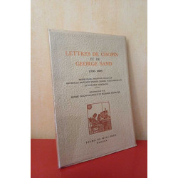 Lettres de Chopin et de George Sand ( 1836-1839)
